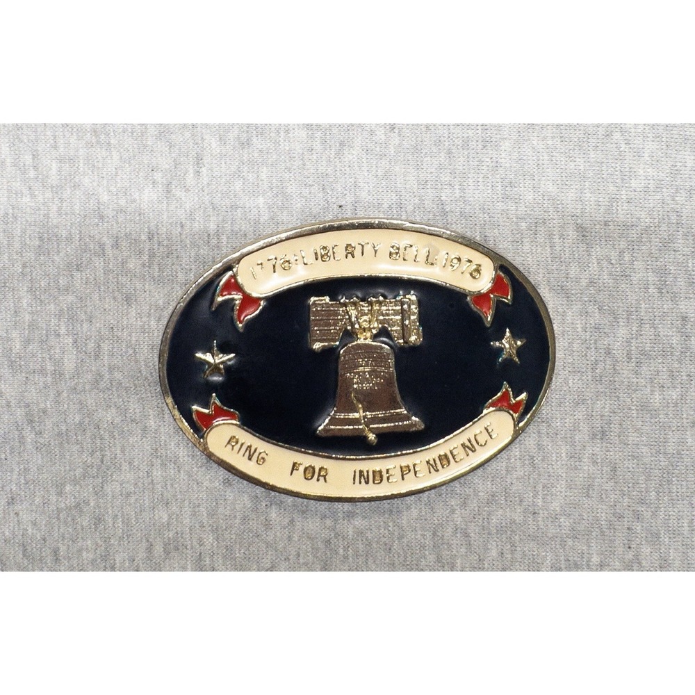 Vintage Bicentennial 1776 1976‎ Liberty Bell Belt Buckle